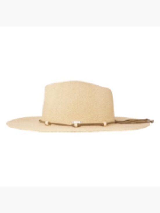 Wide-Brim Straw Sun Hat with Adjustable Band main image 7